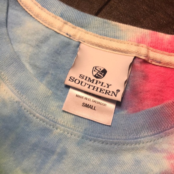 Classic tye-dye Simply Southern T - Picture 2 of 3
